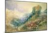 Lausanne from the West-J. M. W. Turner-Mounted Giclee Print