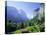 Lauterbrunnen and Staubbach Falls, Jungfrau Region, Swiss Alps, Switzerland, Europe-Roy Rainford-Stretched Canvas