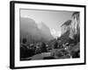 Lauterbrunnen and Staubbach Falls, Jungfrau Region, Swiss Alps, Switzerland, Europe-Roy Rainford-Framed Photographic Print