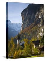 Lauterbrunnen Church, Berner Oberland, Switzerland-Doug Pearson-Stretched Canvas