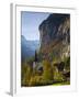 Lauterbrunnen Church, Berner Oberland, Switzerland-Doug Pearson-Framed Photographic Print