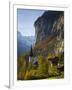 Lauterbrunnen Church, Berner Oberland, Switzerland-Doug Pearson-Framed Photographic Print