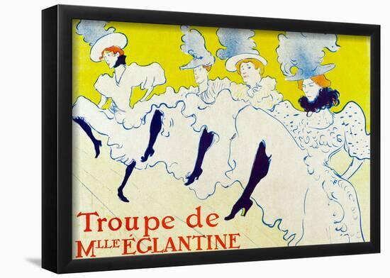 Lautrec la troup  de mlle Elegant 1895 Art Print Poster-null-Framed Poster