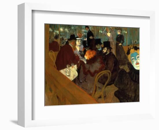 Lautrec: Moulin Rouge-Henri de Toulouse-Lautrec-Framed Giclee Print