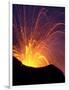 Lava Bursts from Mount Etna, Near Nicolosi, Italy, Wednesday July 25, 2001-Pier Paolo Cito-Framed Photographic Print