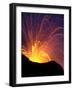 Lava Bursts from Mount Etna, Near Nicolosi, Italy, Wednesday July 25, 2001-Pier Paolo Cito-Framed Photographic Print