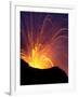 Lava Bursts from Mount Etna, Near Nicolosi, Italy, Wednesday July 25, 2001-Pier Paolo Cito-Framed Photographic Print