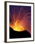 Lava Bursts from Mount Etna, Near Nicolosi, Italy, Wednesday July 25, 2001-Pier Paolo Cito-Framed Photographic Print