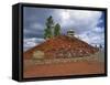 Lava Butte Interpretive Site-Steve Terrill-Framed Stretched Canvas