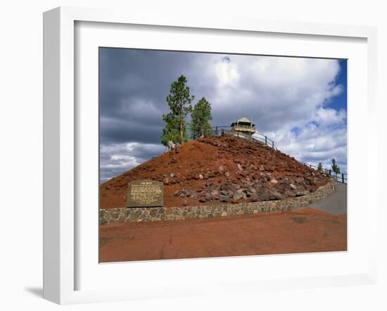 Lava Butte Interpretive Site-Steve Terrill-Framed Photographic Print