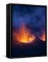 Lava erupting from Eyjafjallajokull-null-Framed Stretched Canvas