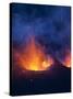 Lava erupting from Eyjafjallajokull-null-Stretched Canvas