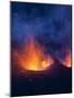 Lava erupting from Eyjafjallajokull-null-Mounted Photographic Print
