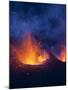 Lava erupting from Eyjafjallajokull-null-Mounted Photographic Print