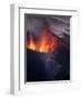 Lava erupting from Eyjafjallajokull-null-Framed Photographic Print