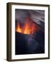 Lava erupting from Eyjafjallajokull-null-Framed Photographic Print