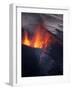 Lava erupting from Eyjafjallajokull-null-Framed Photographic Print