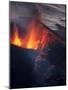 Lava erupting from Eyjafjallajokull-null-Mounted Photographic Print