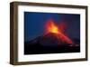 Lava Eruption Etna-null-Framed Art Print