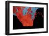 Lava Eruption Puu oo Hawaii-null-Framed Art Print