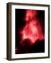 Lava Explodes from the Mount Mayon Volcano-null-Framed Photographic Print