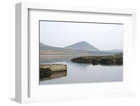 Lava Fields and Lake, Budanes, Helgafellssveit, Snaefellsnes, West Iceland-Julia Wellner-Framed Photographic Print