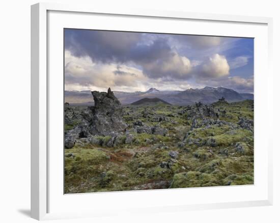 Lava Fields, Snaefellsnes Peninsula, Iceland, Polar Regions-Patrick Dieudonne-Framed Photographic Print