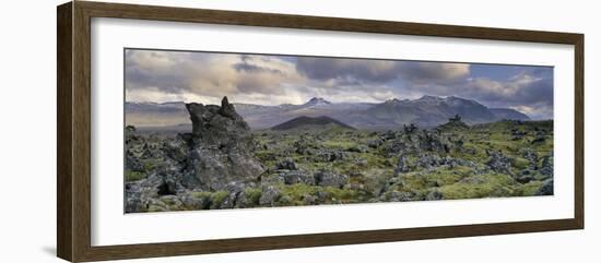 Lava Fields, Snaefellsnes Peninsula, Iceland, Polar Regions-Patrick Dieudonne-Framed Photographic Print