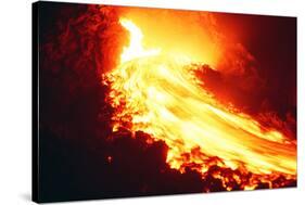 Lava Flow And Vent-Dr. Juerg Alean-Stretched Canvas