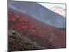 Lava Flow During Eruption of Mount Etna Volcano, Sicily, Italy-Stocktrek Images-Mounted Photographic Print