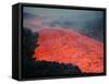 Lava Flow During Eruption of Mount Etna Volcano, Sicily, Italy-Stocktrek Images-Framed Stretched Canvas