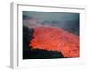 Lava Flow During Eruption of Mount Etna Volcano, Sicily, Italy-Stocktrek Images-Framed Photographic Print