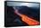 Lava Flow from Mount Etna-Vittoriano Rastelli-Framed Stretched Canvas