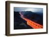 Lava Flow from Mount Etna-Vittoriano Rastelli-Framed Photographic Print