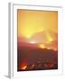 Lava Flow from the Monti Calcarazzi Fissure That Threatened Nicolosi on the South Flank of Mt. Etna-Robert Francis-Framed Photographic Print