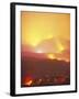 Lava Flow from the Monti Calcarazzi Fissure That Threatened Nicolosi on the South Flank of Mt. Etna-Robert Francis-Framed Photographic Print