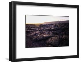 Lava flow, Hawaii Volcanoes National Park, Big Island, Hawaii, USA-Christian Kober-Framed Photographic Print