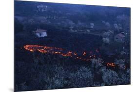 Lava Flow in Village-Vittoriano Rastelli-Mounted Photographic Print