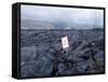 Lava Flow, Kilauea, Hawaii Volcanoes National Park, Island of Hawaii (Big Island)-Ethel Davies-Framed Stretched Canvas