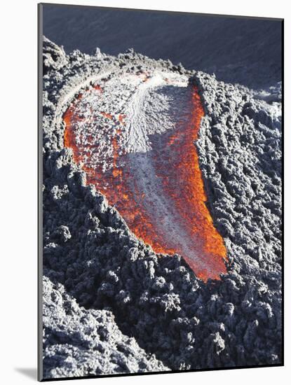 Lava Flow on the Flank of Pacaya Volcano, Guatemala-Stocktrek Images-Mounted Photographic Print