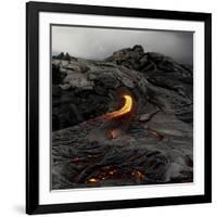 Lava Flowing From Volcano.-Fay Godwin-Framed Giclee Print