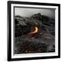 Lava Flowing From Volcano.-Fay Godwin-Framed Giclee Print