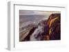 Lava flowing to meet the sea, Big Island, Hawaii.-Stuart Westmorland-Framed Photographic Print