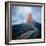 Lava fountain in Pu'u O'o Vent on Kilauea Volcano-Douglas Peebles-Framed Photographic Print