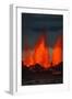 Lava Fountains at the Holuhraun Fissure Eruption Near Bardarbunga Volcano, Iceland-null-Framed Photographic Print