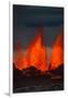 Lava Fountains at the Holuhraun Fissure Eruption Near Bardarbunga Volcano, Iceland-null-Framed Photographic Print