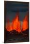 Lava Fountains at the Holuhraun Fissure Eruption Near Bardarbunga Volcano, Iceland-null-Framed Photographic Print