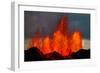 Lava Fountains at the Holuhraun Fissure Eruption Near Bardarbunga Volcano, Iceland-null-Framed Premium Photographic Print