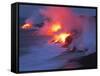 Lava from the Kilauea Volcano-null-Framed Stretched Canvas