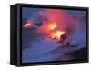 Lava from the Kilauea Volcano-null-Framed Stretched Canvas